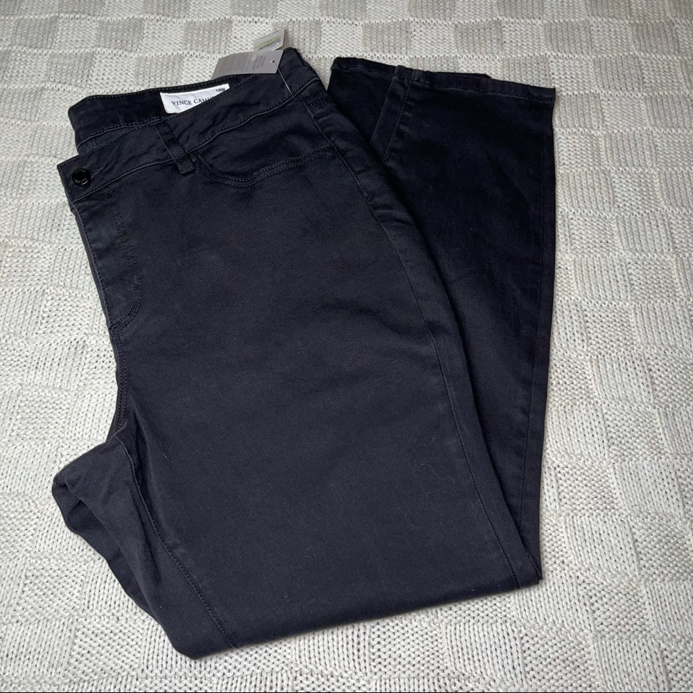 Vince Camuto Womens Black Jeans